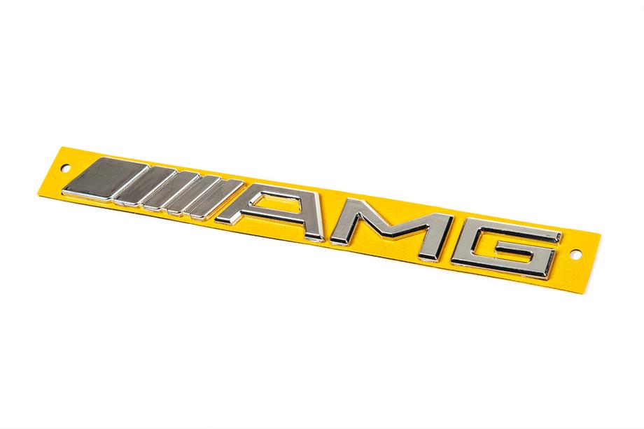 Mercedes-Benz AMG Badge (20cm, ABS, Chrome) Image