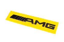 Mercedes-Benz AMG Badge (20cm, ABS, Black) photo 1