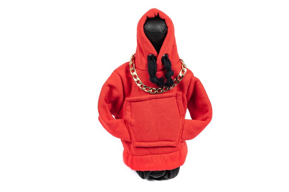 Gear Shift Cover Hoodie Style (red, black cord) Image