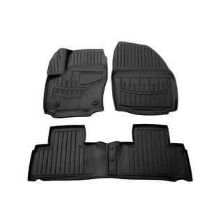 Rubber Floor Mats Stingray 3D (2011-2014, 4 pcs, Polyurethane, Clip FC2)