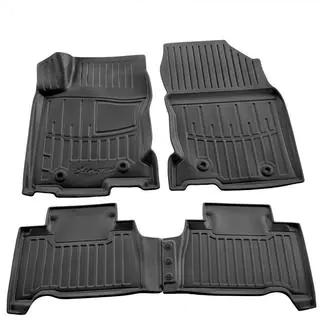 Stingray 3D Rubber Floor Mats (5 pcs, Polyurethane)
