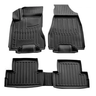 Stingray 3D Rubber Floor Mats (5 pcs, Polyurethane)