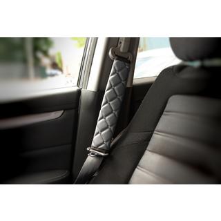 Seat Belt Pads ECO (2 pcs, Grey with Grey Stitching) photo 4