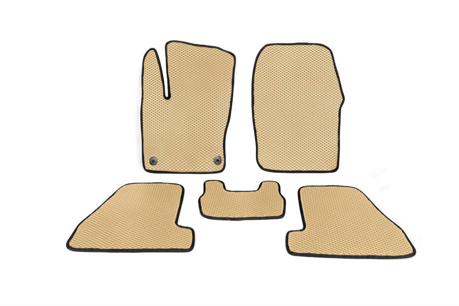 Ford Focus III 2011-2017 EVA Floor Mats (Beige) Image