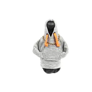 Gear Shift Cover Hoodie (grey, orange drawstring) photo 1