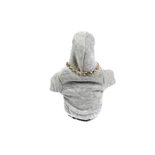 Gear Shift Cover Hoodie (grey, orange drawstring) photo 4