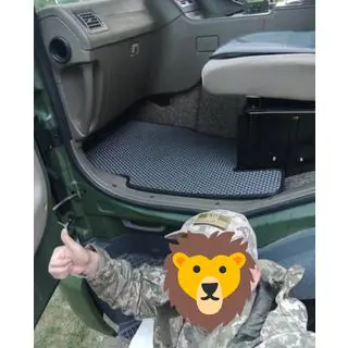 EVA floor mats only for military vehicles (black) photo 1