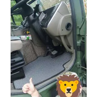 EVA floor mats only for military vehicles (black) photo 3