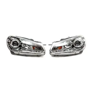 Front Headlights Silver (2 pcs, LED) Volkswagen Golf 6 2008-2014 photo 2