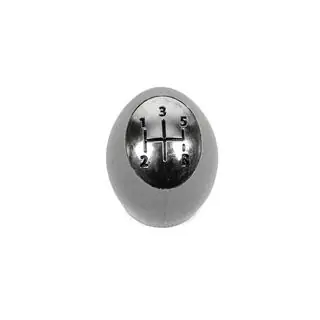 Gear Shift Knob 5-Speed 8200276415 (Grey+Chrome) Renault Fluence 2009-2016 photo 1