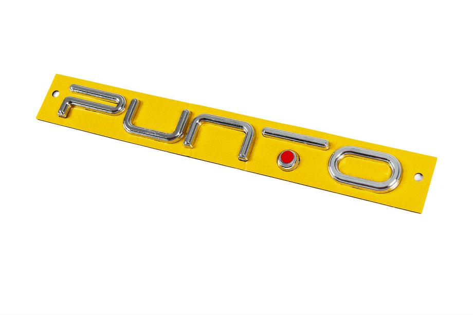 Fiat Punto Grande/EVO 2006-2018 Punto emblem for EVO (red dot, 2037a) Photo 2