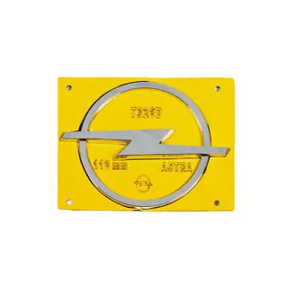 Badge Opel 7326D (110mm x 140mm)