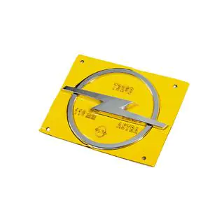 Badge Opel 7326D (110mm x 140mm) photo 2
