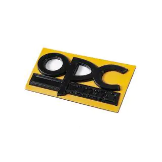 Emblem OPC Line 32mm on 85mm (Black) photo 2