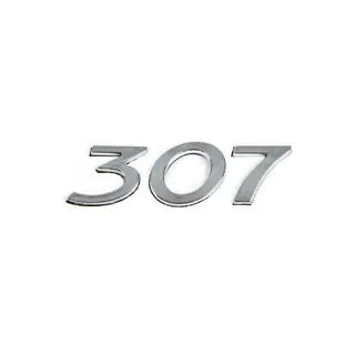 Emblem 307 (105mm x 30mm) photo 1
