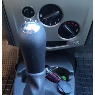 Gear Shift Knob 8200079112 (black with chrome) photo 2