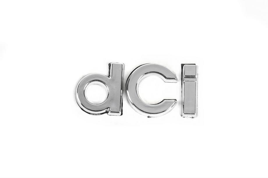 Renault Megane III 2009-2016 Badge DCI 908894256R (55mm x 24mm) Image