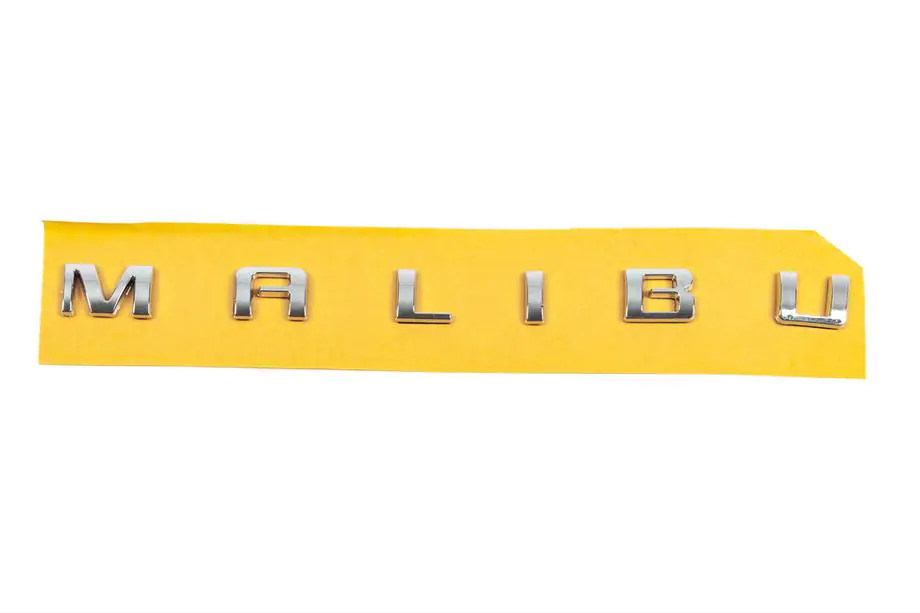 Chevrolet Malibu 2011-2018 Emblem Malibu 84290798 (256mm x 18mm) Photo 1