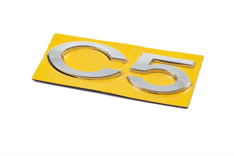 Citroen C-5 2008-2017 Emblem C5 8666.28 (110mm x 30mm) Photo 2