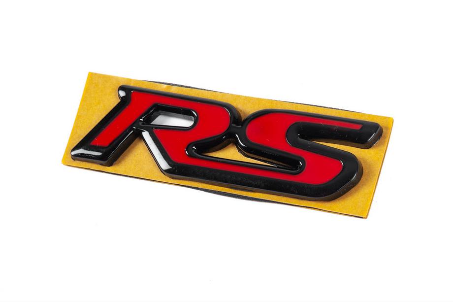 Honda RS badge red-black (95mm x 25mm) Photo 2