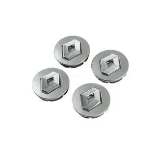Grey wheel center caps 5884 (56mm to 52mm, 4 pcs) photo 1