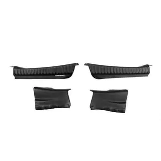 Rear bumper sill cover EuroCap (4 pcs, ABS) photo 4