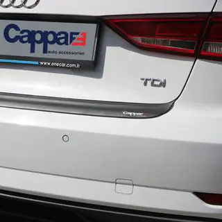 Rear Bumper Cover EuroCap (2017-2020, ABS) Audi A3 2012-2020 photo 3
