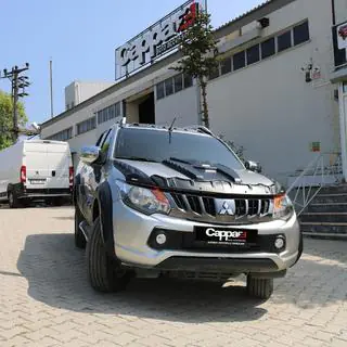 Hood Scoop Cover Set DRAGON (2015-2019, 3 pcs) Mitsubishi L200 2015-2024 photo 2