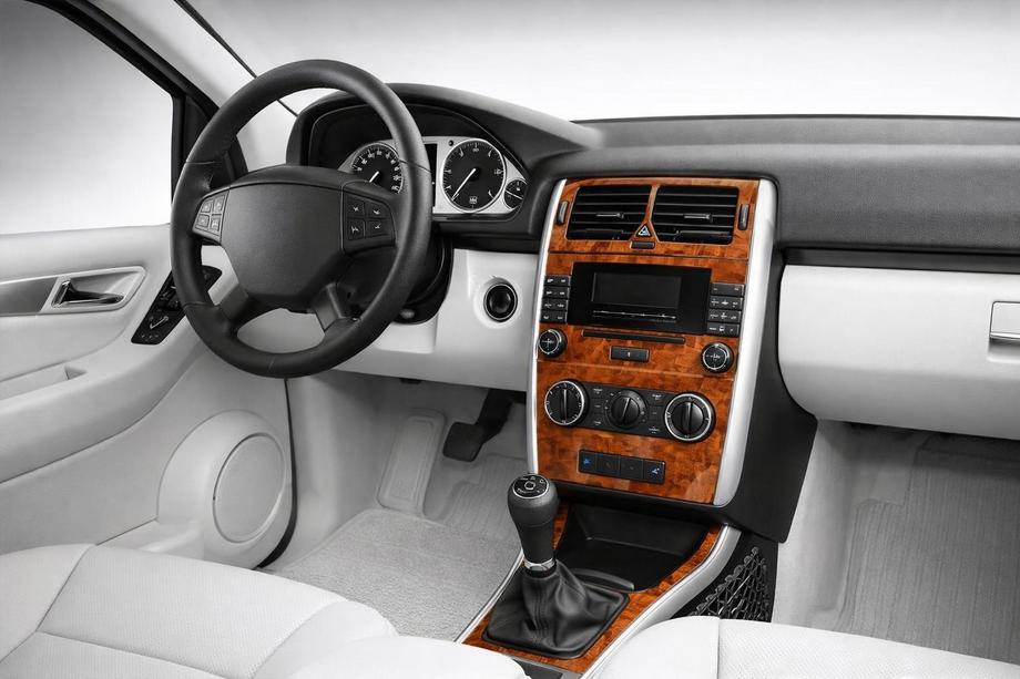 Mercedes A-class W169 2004-2012 Dashboard Trim Covers Aluminum Image