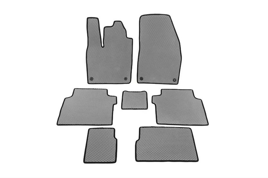 Volkswagen ID.6 2021- EVA Floor Mats (Gray) 2 Rows Image