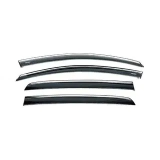 Window Deflectors with Chrome Trim Niken (HB, 4 pcs) photo 3
