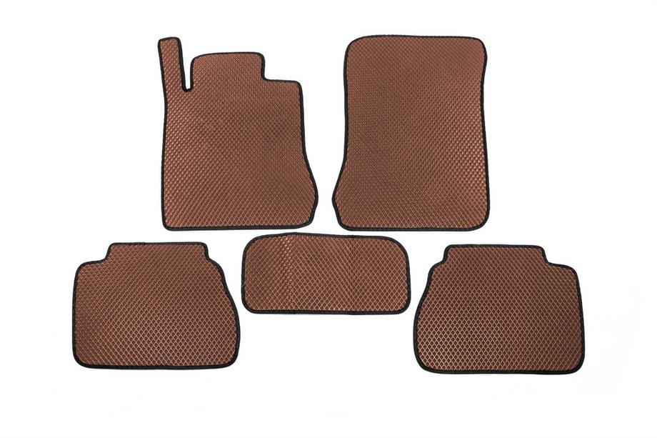 Mercedes E-class W210 1995-2002 EVA Floor Mats (Brown) Photo 1