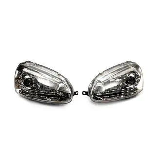Front headlights with LED lights Silver (2 pcs) Volkswagen Golf 5 2003-2009 photo 4