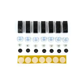 Hood deflector mounting kit (7 pcs, EuroCap) photo 1