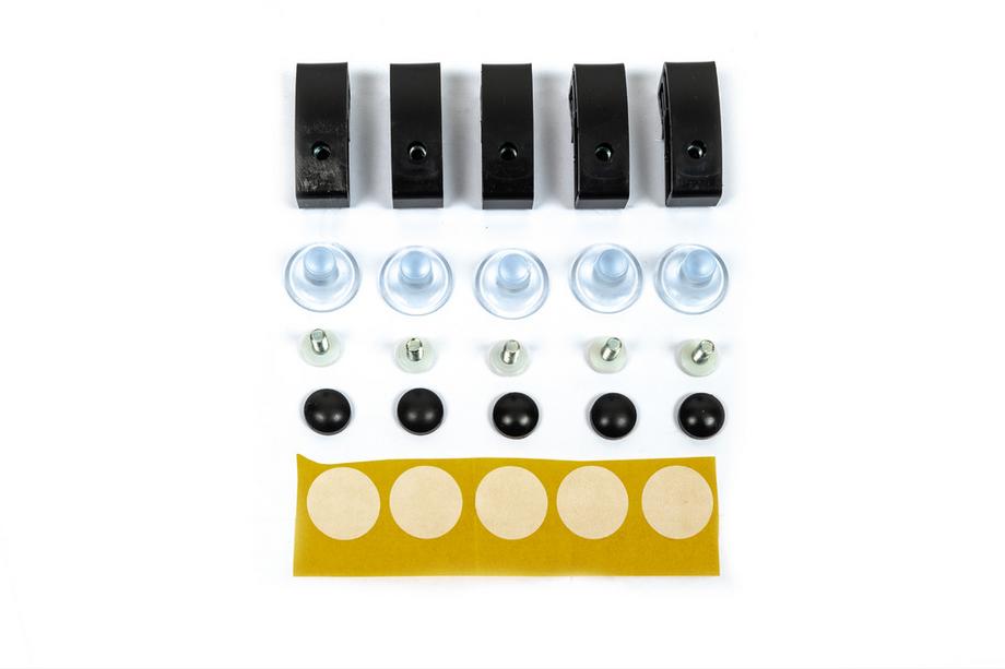 Hood deflector mounting kit (5 pcs, EuroCap) Image