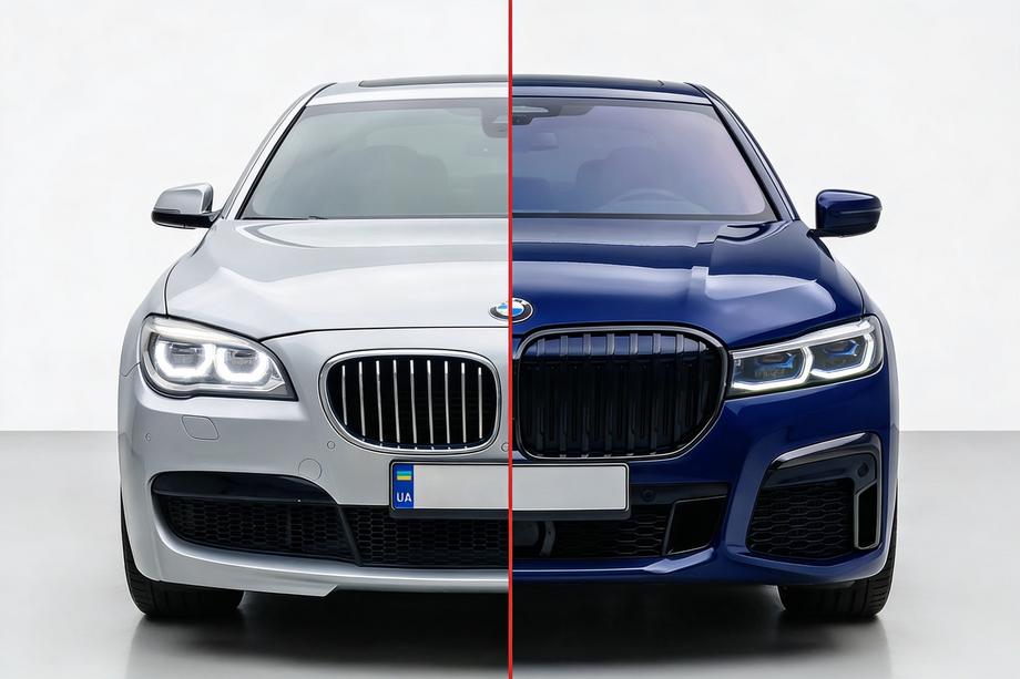 BMW 7 Series F01/F02 2008-2015 Facelift Kit to G12 M760 (with trunk lid and rear fender replacement) Image