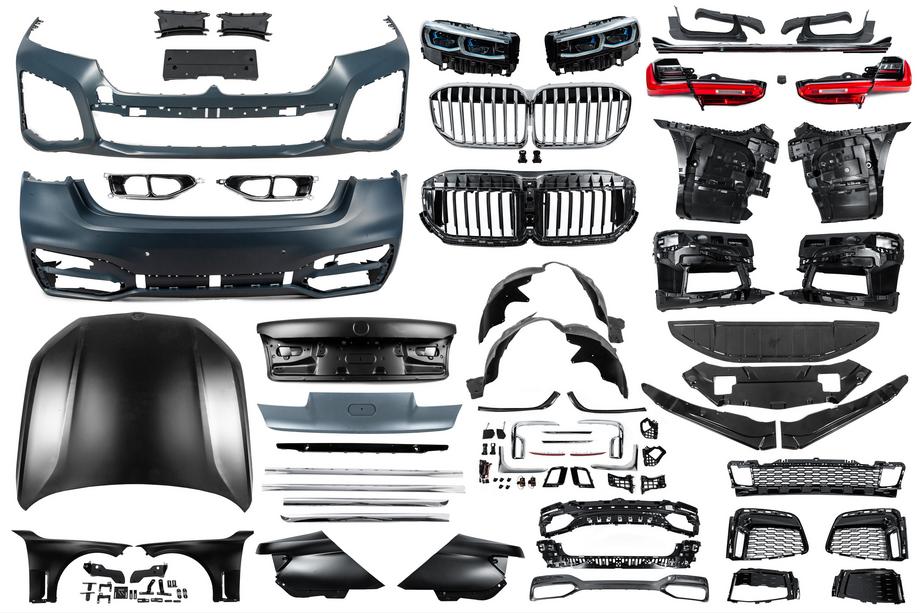 BMW 7 Series F01/F02 2008-2015 Facelift Kit to G12 M760 (with trunk lid and rear fender replacement) Photo 127