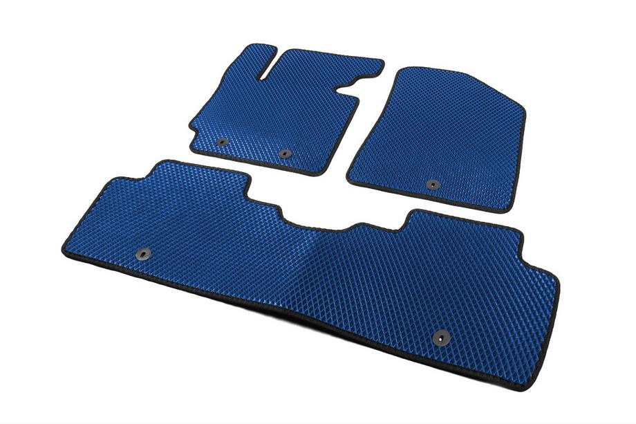 Kia Soul II 2013-2018 EVA Floor Mats (Blue) Photo 2