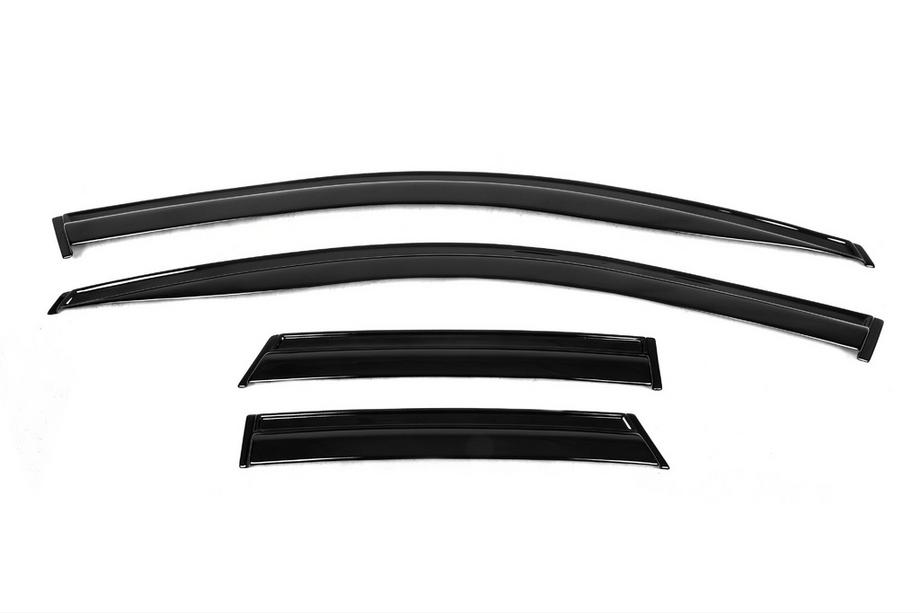 Opel Crossland X 2017-2024 Window Deflectors (4 pcs, EuroCap) Photo 1
