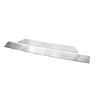 Interior door sill protectors Carmos (3 pcs, stainless steel) Mercedes Vito/V-class W447 2014- photo 2