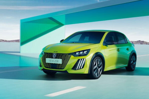 Updated compact hatchback Peugeot 208