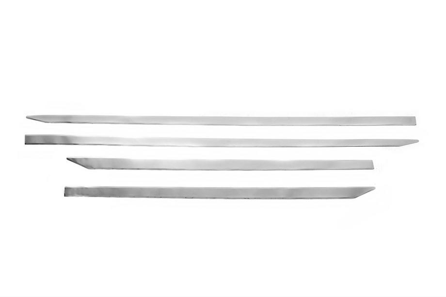 Skoda Kodiaq 2016-2023 Carmos Narrow Stainless Steel Door Mouldings Photo 2