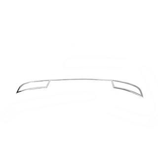 Rear bumper end trim Carmos (3 pcs, stainless steel) Skoda Superb 2015-2024 photo 4