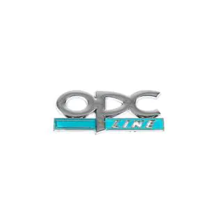 Metal Trunk Badge OPC Line (Chrome+Blue) photo 2