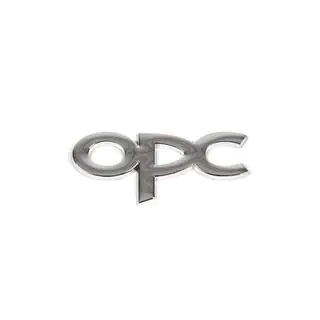 Metal Trunk Badge OPC Chrome photo 1