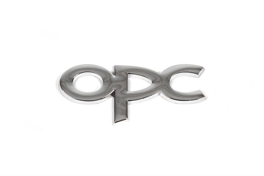 Opel Metal Trunk Badge OPC Chrome Image