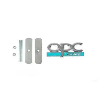 Metal Badge for Grille OPC Line (Chrome+Blue) photo 1