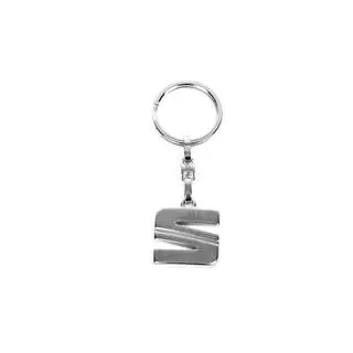 Metal keychain with Seat logo photo 1