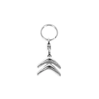 Metal Keychain with Citroen Logo photo 1