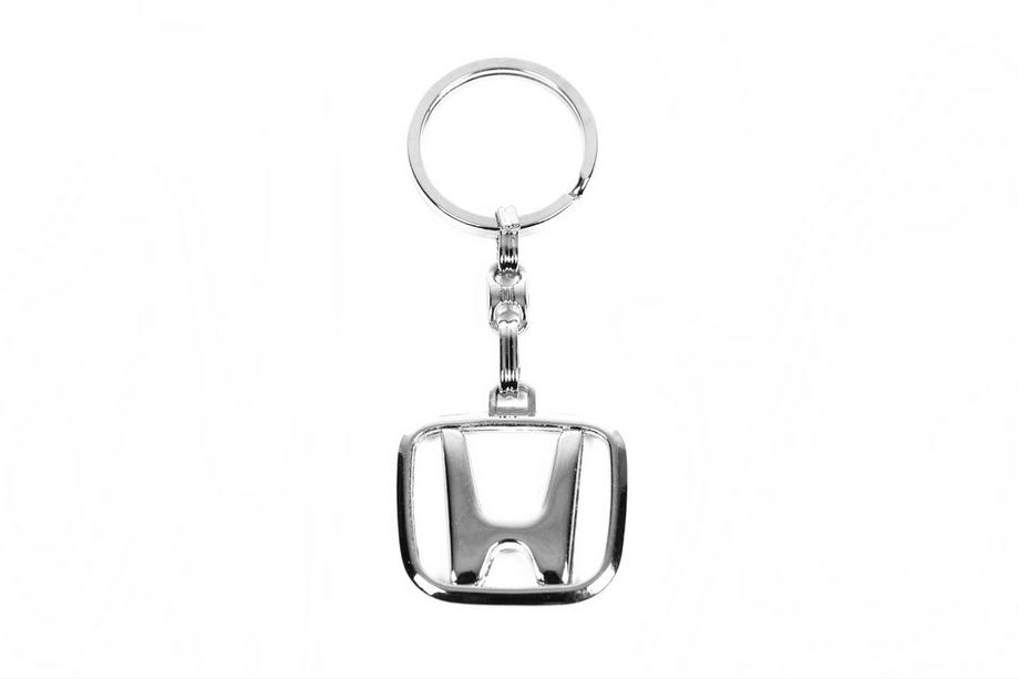 Honda Metal Keychain with Honda Logo Image